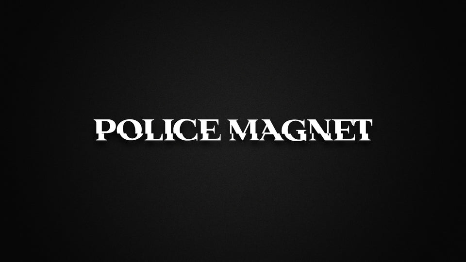 Police Magnet - Lucid Collective