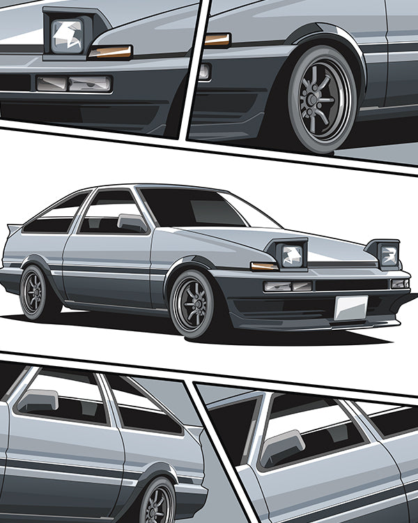 JDM Car Poster | Large Premium Printed Car Posters