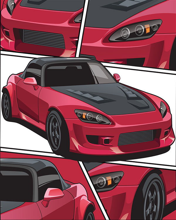 JDM Car Poster | Large Premium Printed Car Posters