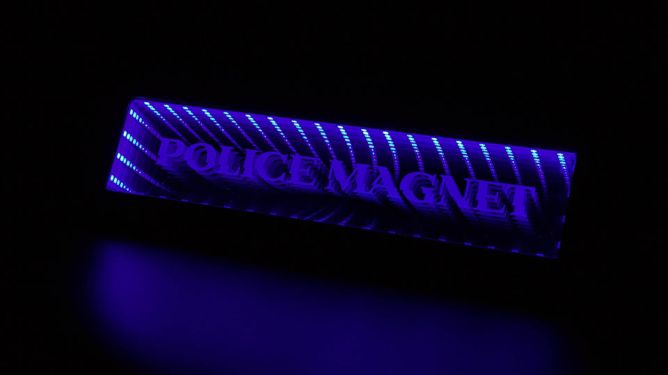 Led infinity clearance mirror car