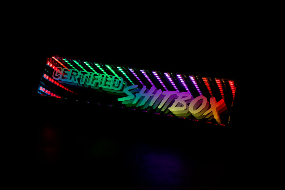 RGB Colour Change Infinity Mirror