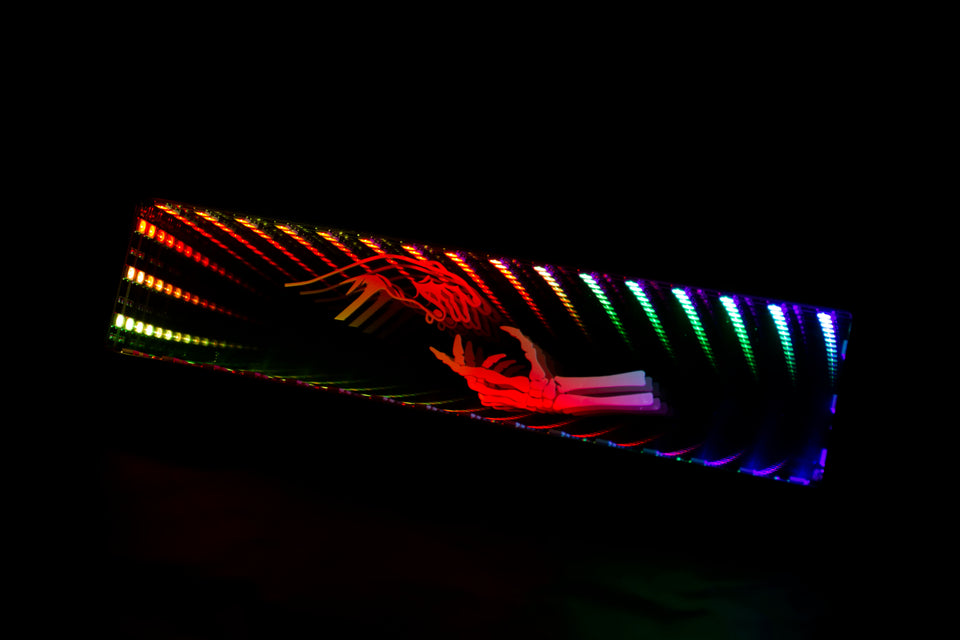 The Symbolic Range - RGB Infinity Mirror