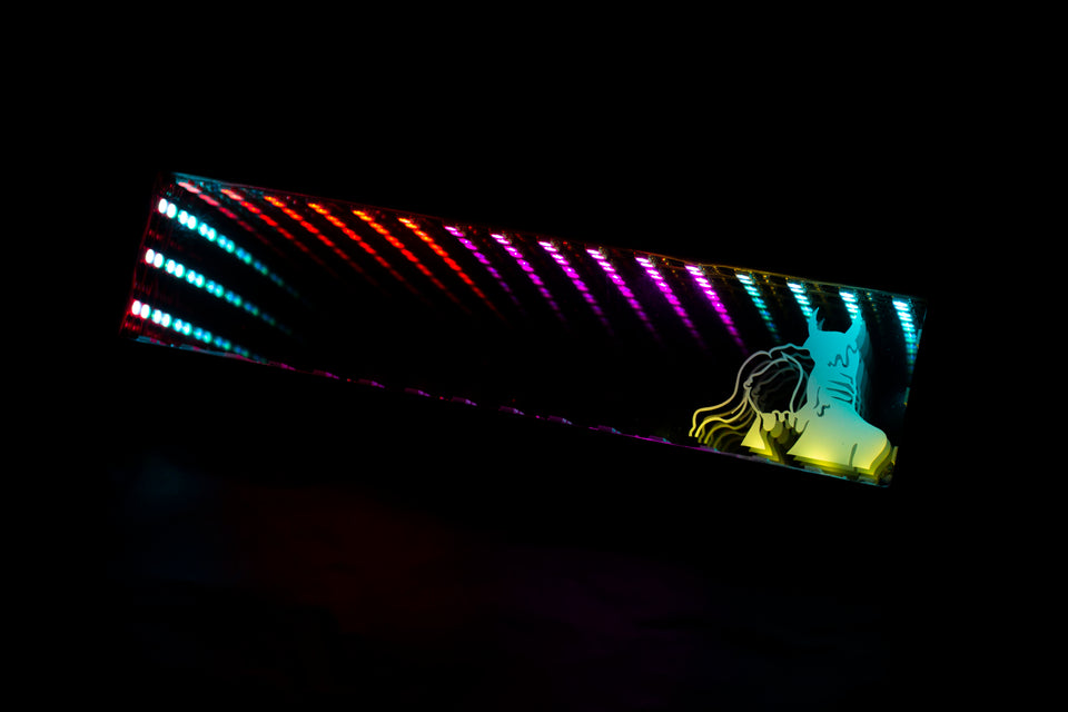 The Symbolic Range - RGB Infinity Mirror