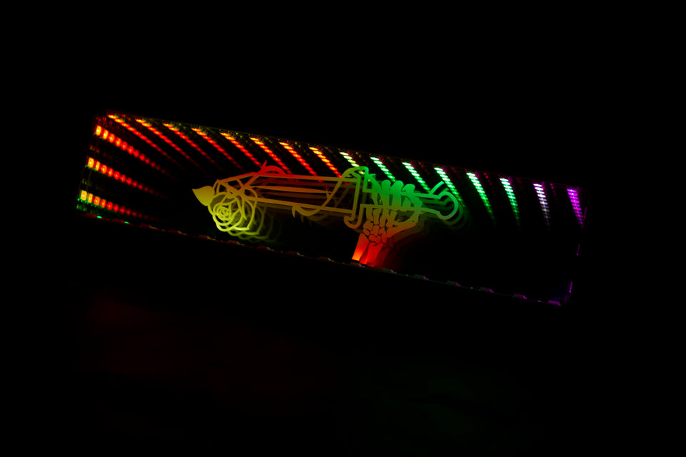 The Symbolic Range - RGB Infinity Mirror