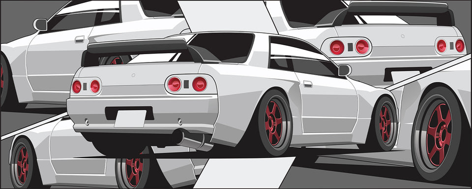 JDM Car Poster | Large Premium Printed Car Posters