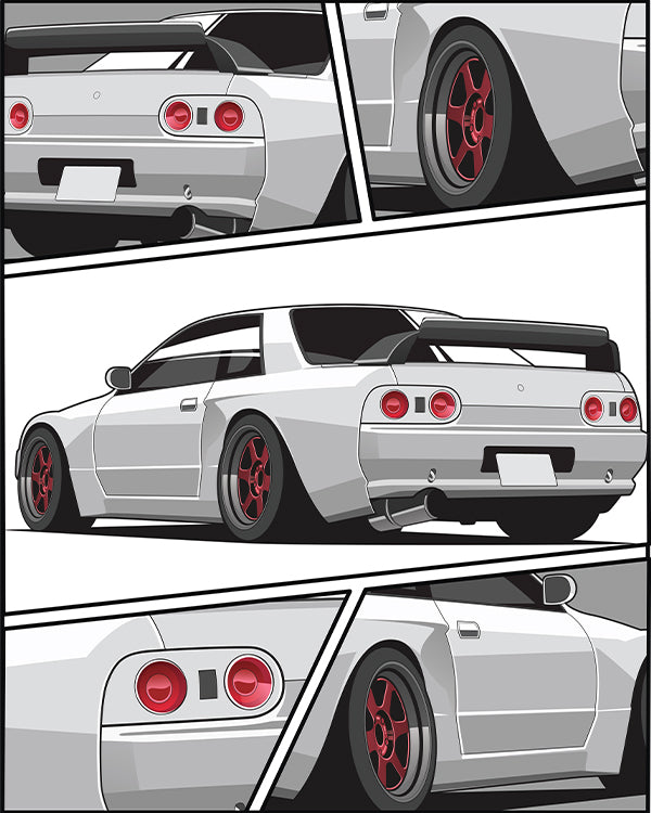 JDM Car Poster | Large Premium Printed Car Posters