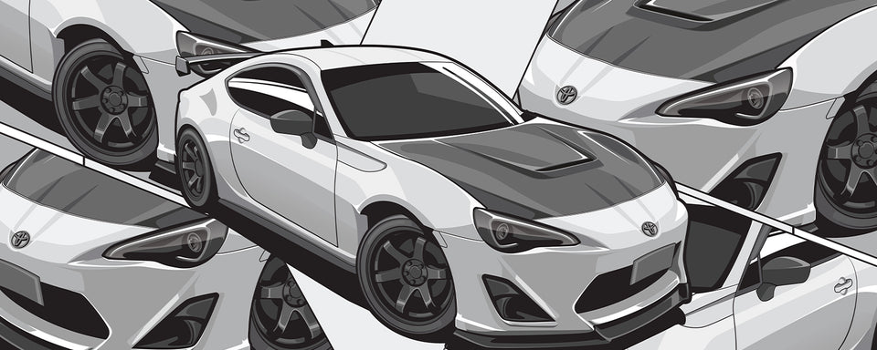 JDM Car Poster | Large Premium Printed Car Posters