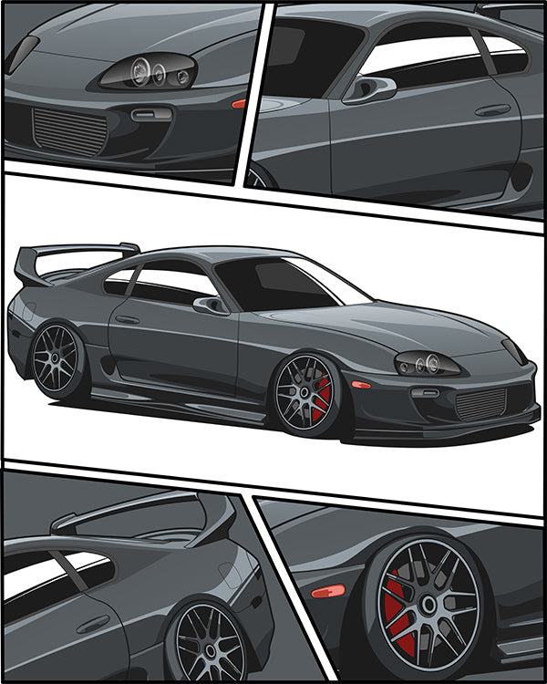 JDM Car Poster | Large Premium Printed Car Posters