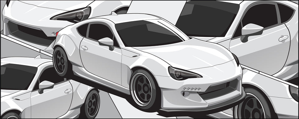 JDM Car Poster | Large Premium Printed Car Posters